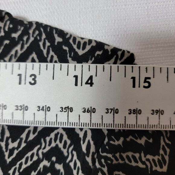 Mountain Mama Dress Knee Length Sz S/M Ruffle Bell Sleeves Black Diamond NWT USA - Picture 7 of 12